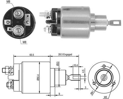 MAGNETI MARELLI Ievilcējrelejs, Starteris 940113050379